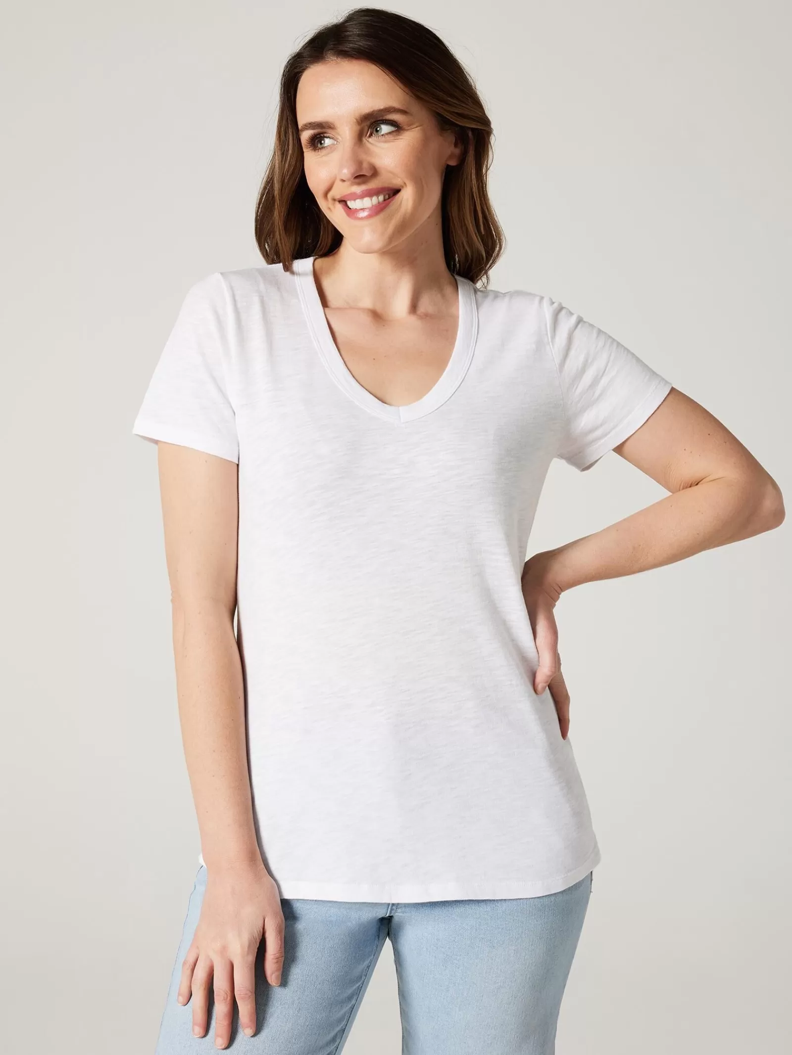 Essential V-Neck Tee | Jeanswest Sale
