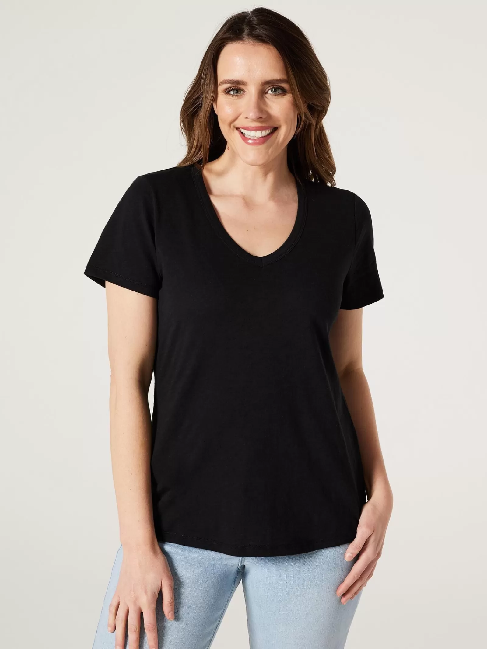 Essential V-Neck Tee | Jeanswest Outlet