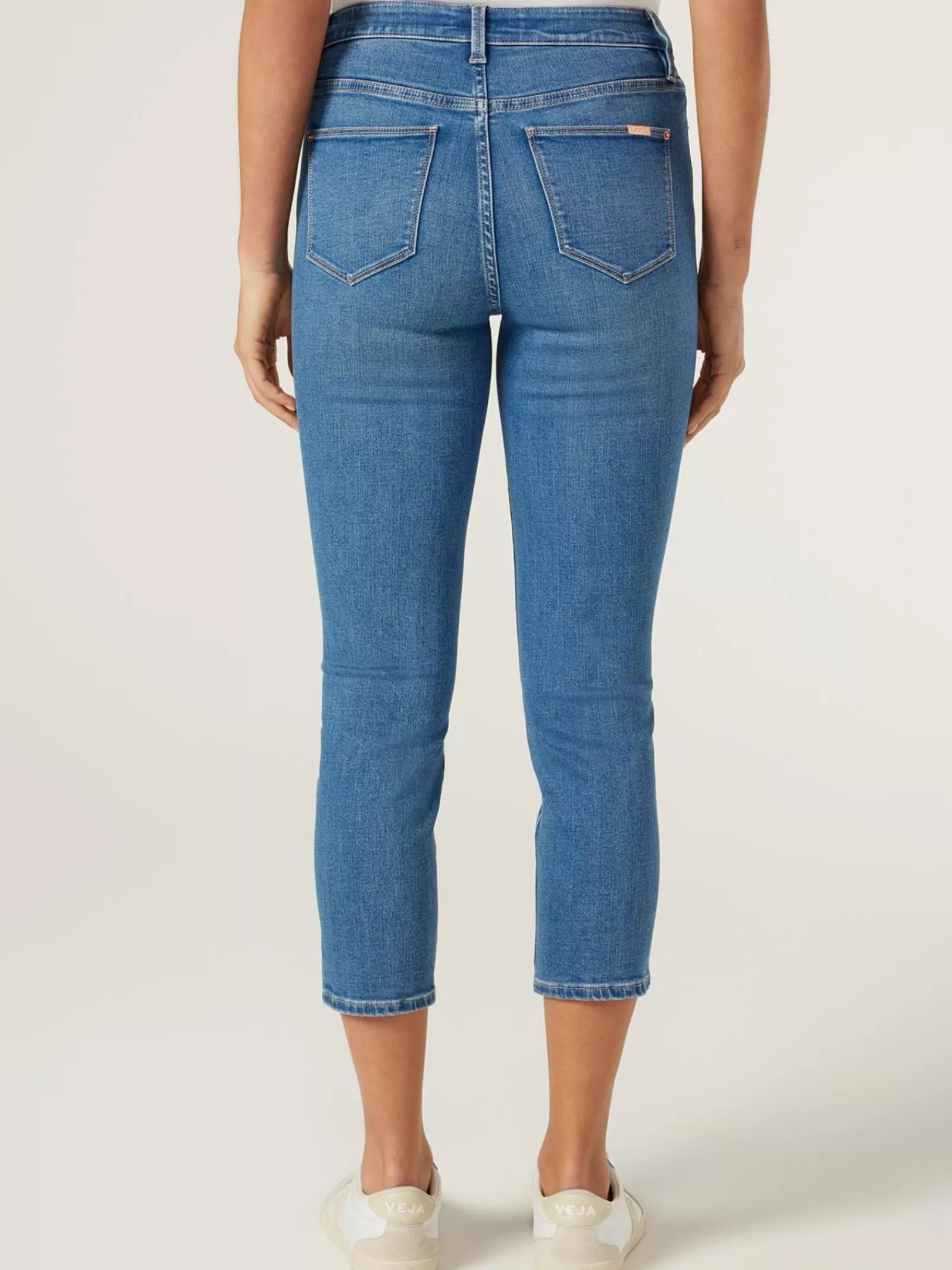 Kara Mid Waisted Skinny Capri | Jeanswest Hot