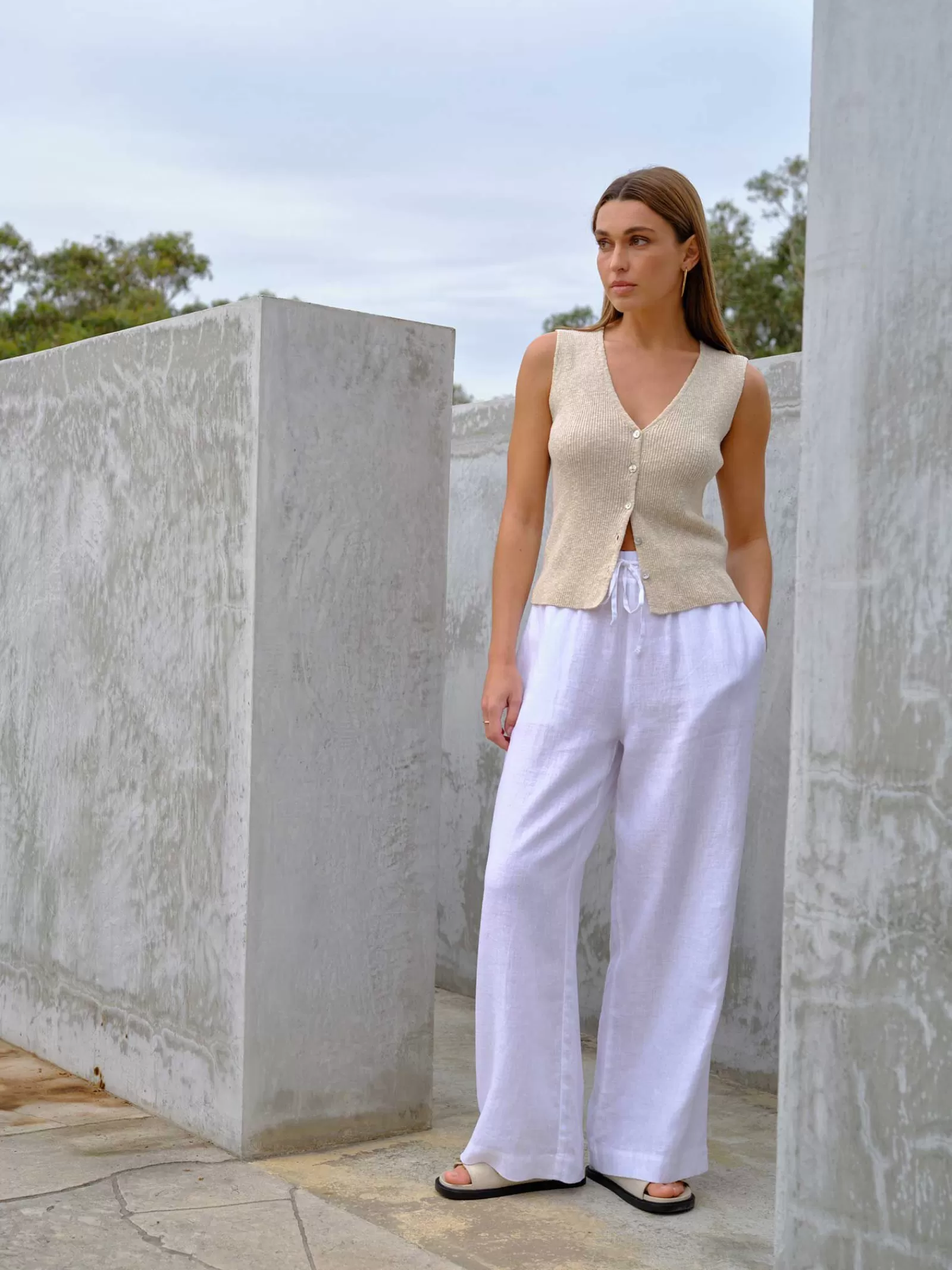 Penelope Button Thru Top | Jeanswest New