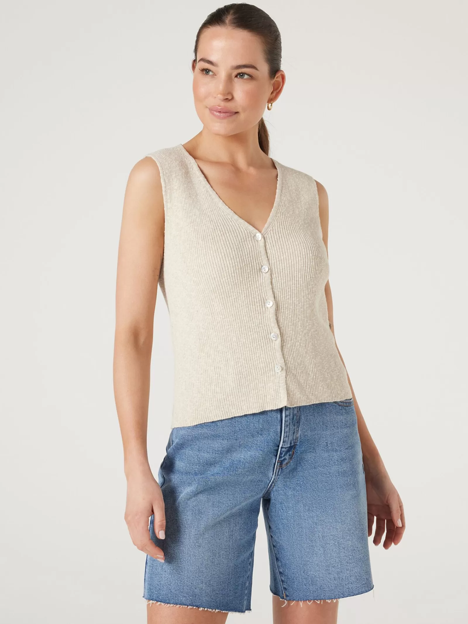 Penelope Button Thru Top | Jeanswest New