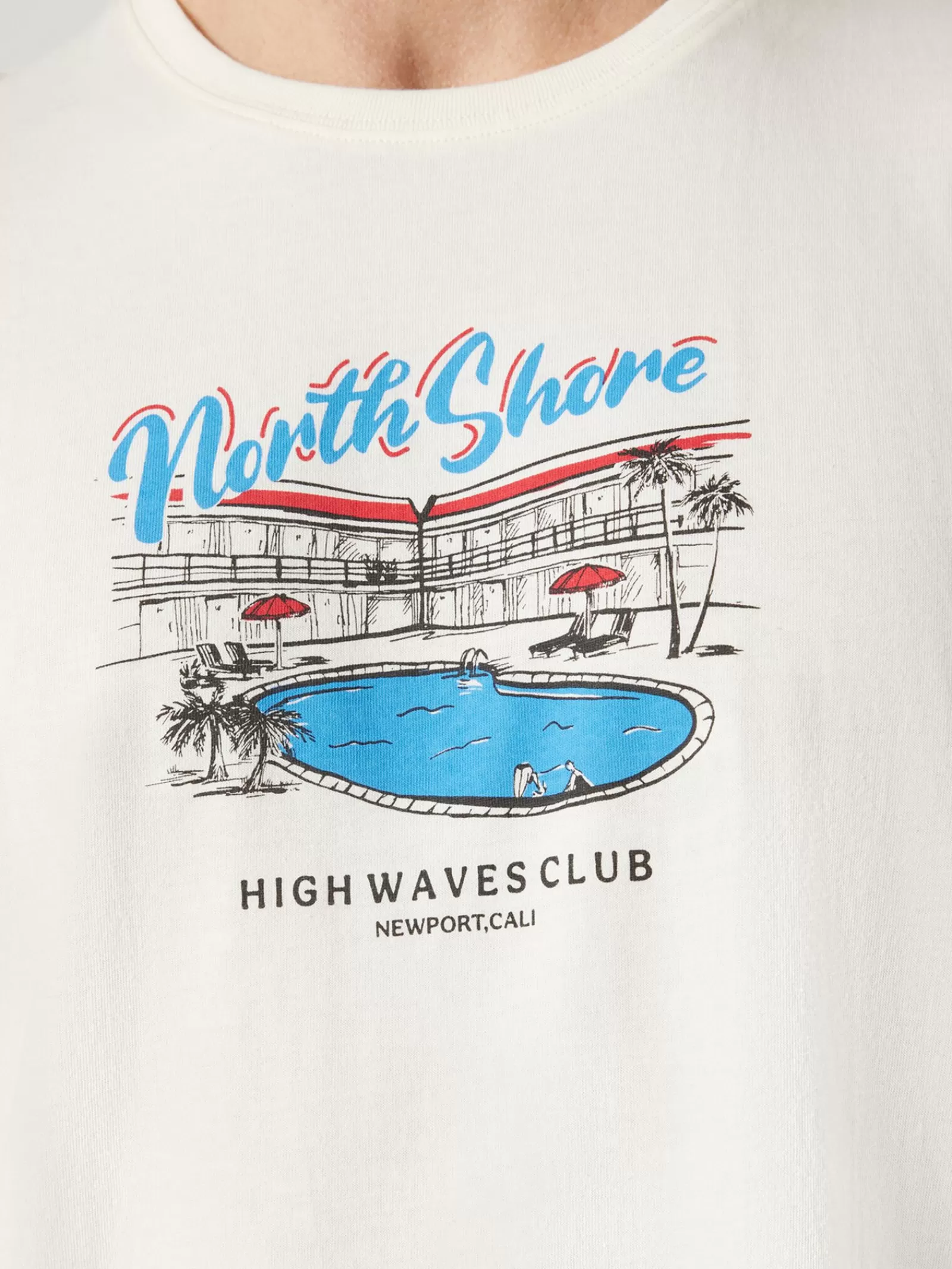 Short Sleeve North Shore Print Crew Tee | Jeanswest Sale