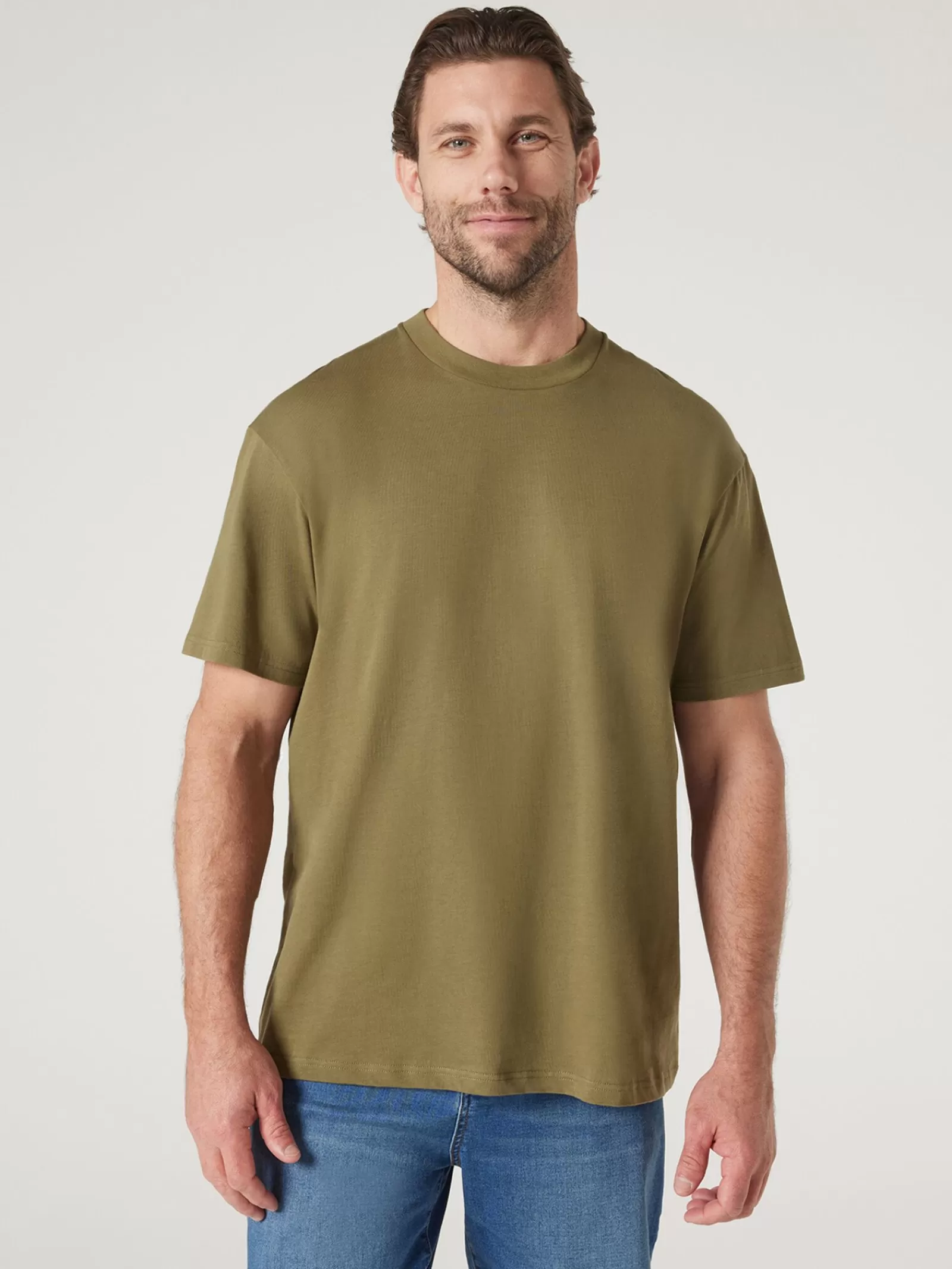 SS Ace Relaxed Fit Basic Crew Tee | Jeanswest Shop