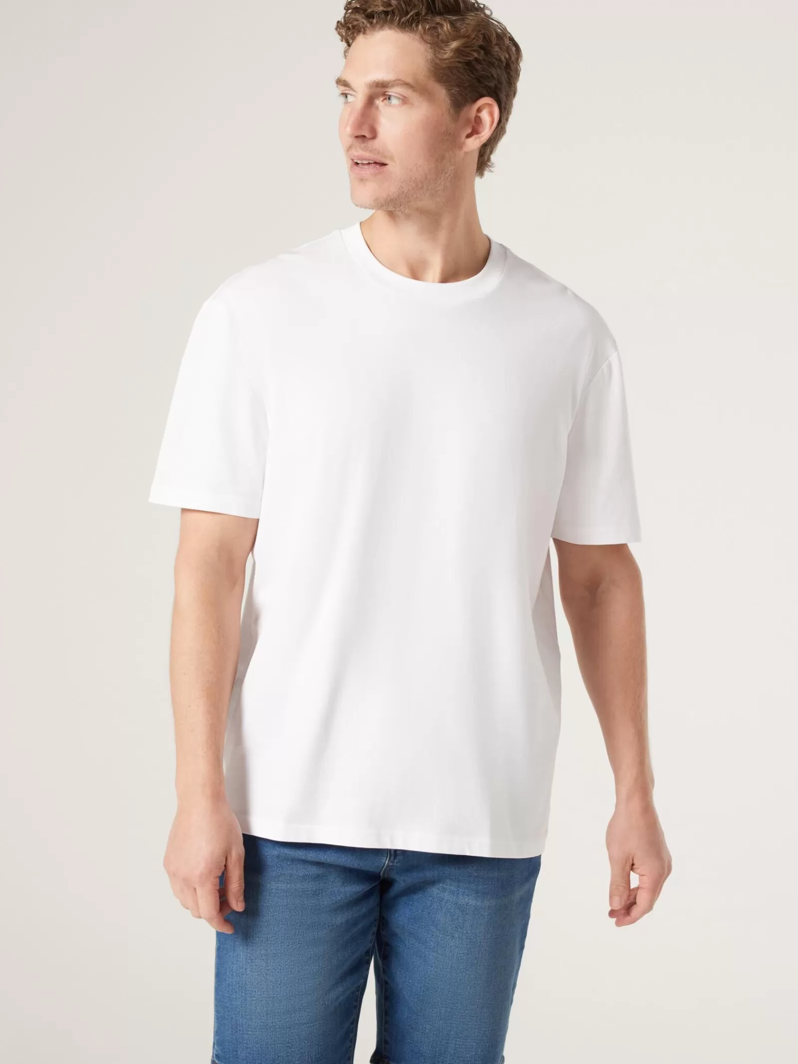 SS Ace Relaxed Fit Basic Crew Tee | Jeanswest New